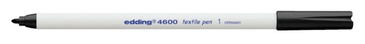 [630791] Viltstift edding 4600 textiel rond 1mm zwart