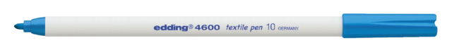 Marqueur Edding 4600 Textile ogive 1mm bleu clair