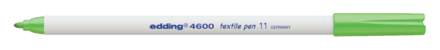 Marqueur Edding 4600 Textile ogive 1mm vert clair