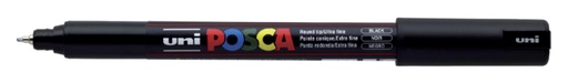 [630954] Verfstift Posca PC1MR extra fijn zwart