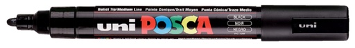 [630966] Verfstift Posca PC5M medium zwart