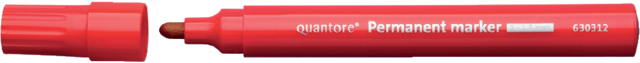 Marqueur Quantore Permanent pointe ogive 1-1,5mm rouge