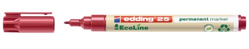 [920582] Viltstift edding 25 Ecoline rond 1mm rood