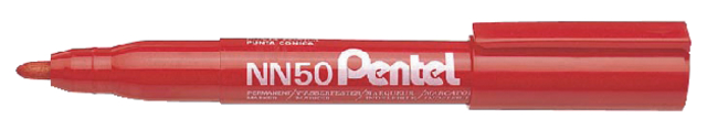 Marqueur Pentel NN50 ogive 1,3-3mm rouge