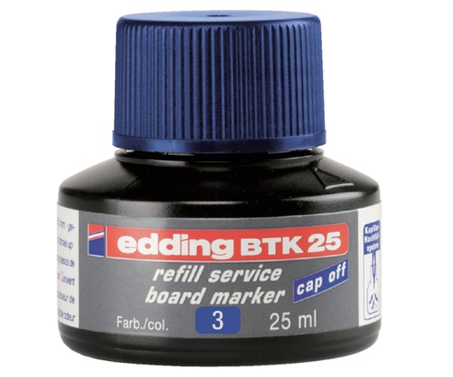 [630943] Encre marqueur edding BTK25 pour tableau blanc bleu