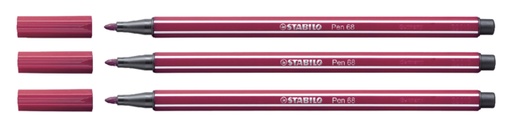 [633198] Feutre STABILO Pen 68/19 Medium pourpre