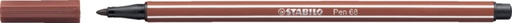 [633352] Feutre STABILO Pen 68/38 Medium craie rouge