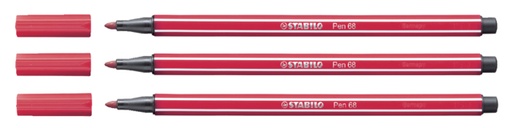 [633182] Viltstift STABILO Pen 68/50 medium donkerrood