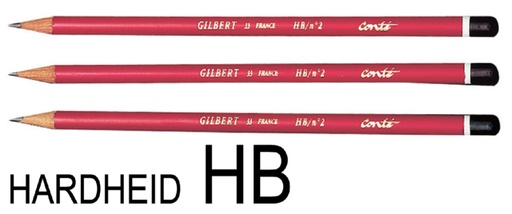 [640093] Potlood Bic Gilbert 33 rond HB