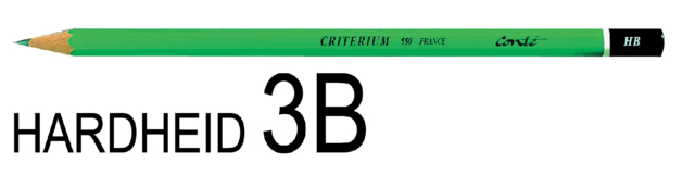 Crayon BIC Criterium 550 hexagonal 3B