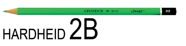 Crayon BIC Criterium 550 hexagonal 2B