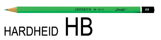 Crayon BIC Criterium 550 hexagonal HB