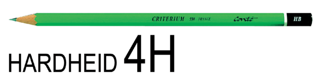 Crayon BIC Criterium 550 hexagonal 4H