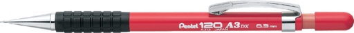 [712321] Portemine Pentel A313 HB 0,3mm rouge