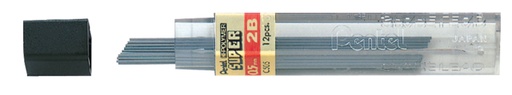 [713255] Mine Pentel 2B 0,5mm noir tube 12 mines