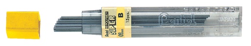 [713294] Potloodstift Pentel B 0.9mm zwart koker à 12 stuks