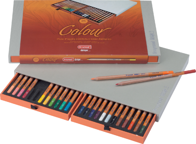Crayons Couleur Bruynzeel Colour Box 24 couleurs assorties