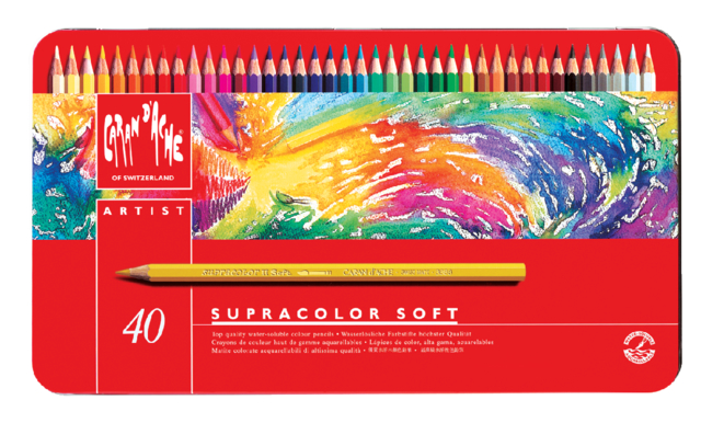 Crayon de couleur Caran d’Ache Supracolor 40pcs assorti