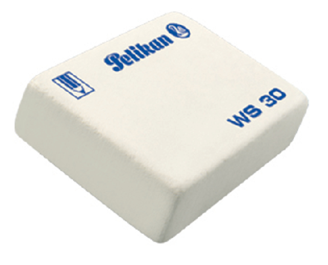 Gomme crayon Pelikan WS30 tendre 37x30x9mm blanc