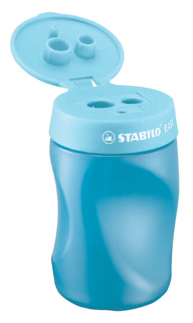 Taille-crayon STABILO Easy 4501/2 gaucher bleu