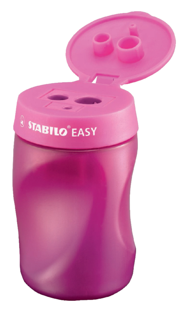 Taille-crayon STABILO Easy 4502/1 droitier rose