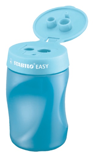 [340841] Puntenslijper STABILO Easy 4502 3 in 1 rechtshandig blauw