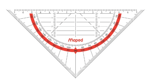 [736317] Equerre géométrique Maped Geo-Flex 16cm transparent