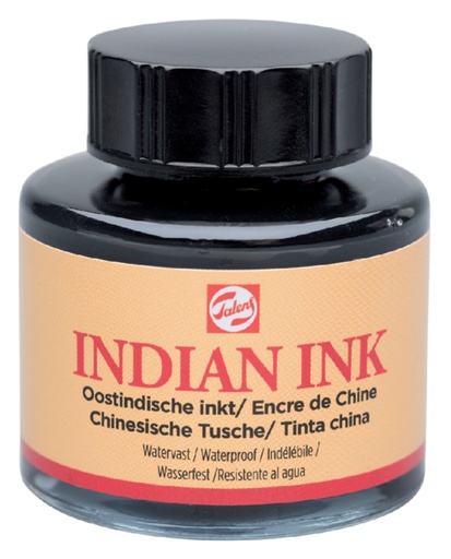 [609042] Oost-Indische inkt Talens zwart 30ml