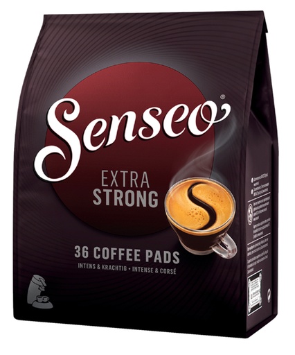 [891728] Dosettes Douwe Egberts Senseo Extra Strong 36 pièces