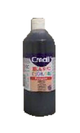 [142291] Gouache Creall Basic noir 500ml