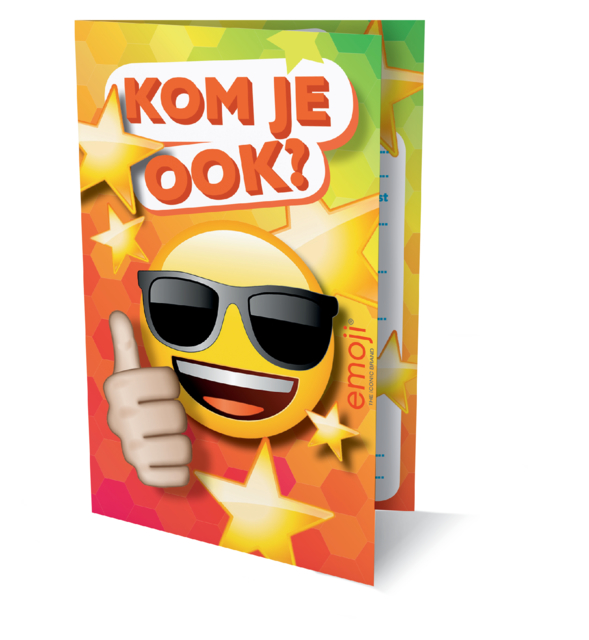 Invitation Emoji en néerlandais