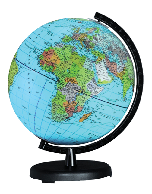 Globe Columbus Terra kunststof voet 26cm 552610/H