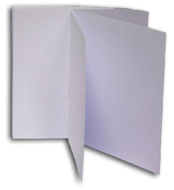 Carte double Papyrus Envelpack Design carré 130x130mm blanc 894466