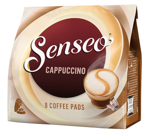 [891796] Dosettes Cappuccino Douwe Egberts Senseo 8 pièces