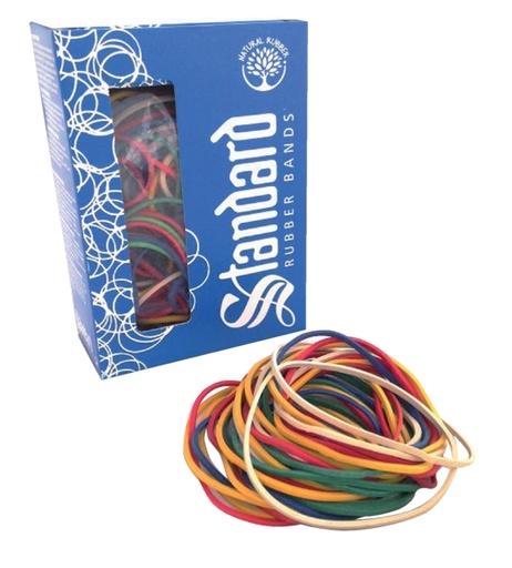 [832002] Elastiek Standard Rubber Bands 18 50gr 94 stuks assorti