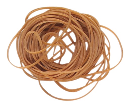 [832007] Elastiek Standard Rubber Bands 14 50x1.5mm 50gr 260 stuks bruin