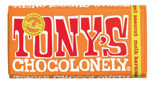 [891878] Chocolat Tony's Chocolonely lait caramel au sel marin tablette 180g