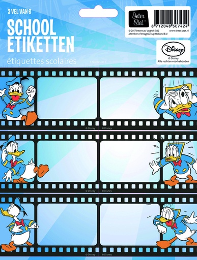 [780719] Schooletiket Donald Duck