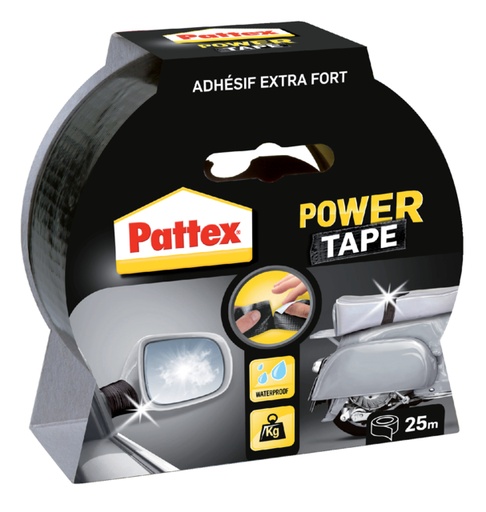 [836303] Ruban adhésif Pattex Power Tape 50mmx25m noir