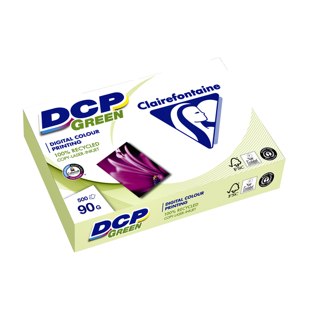 Papier laser Clairefontaine DCP Green A4 90g blanc 500 feuilles