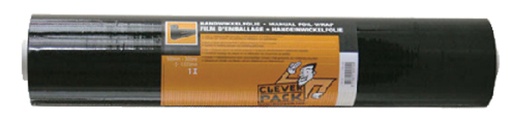 [820333] Film d’emballage étirable CleverPack 50cmx300m 20µ noir