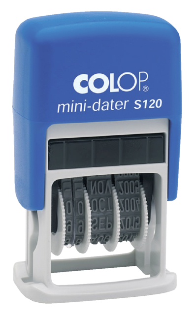 Tampon Dateur Colop S120 Mini-Dater 4mm Français