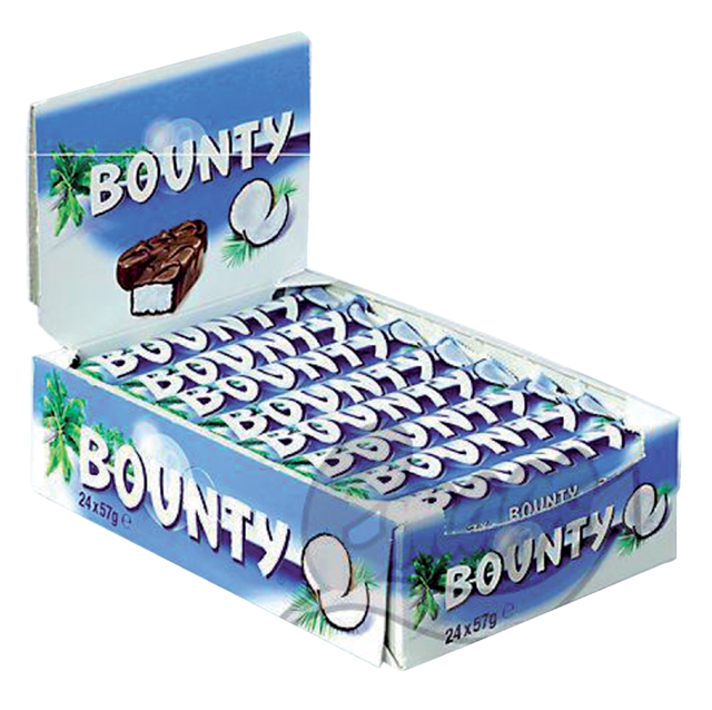 Barre Bounty simple 57g 24 pièces