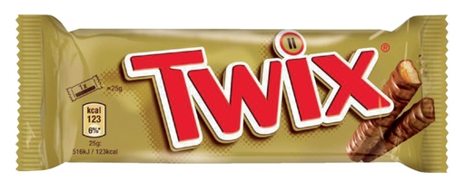 [891864] Twix Single 50g 25x 50 pièces