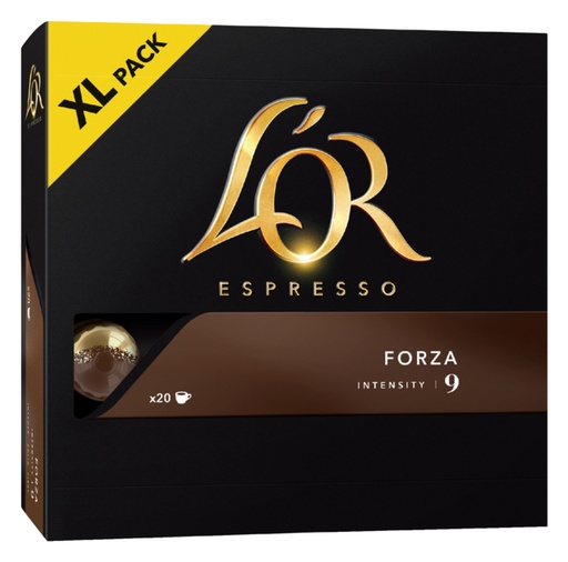 [891683] Café L’OR Espresso Forza 20 capsules