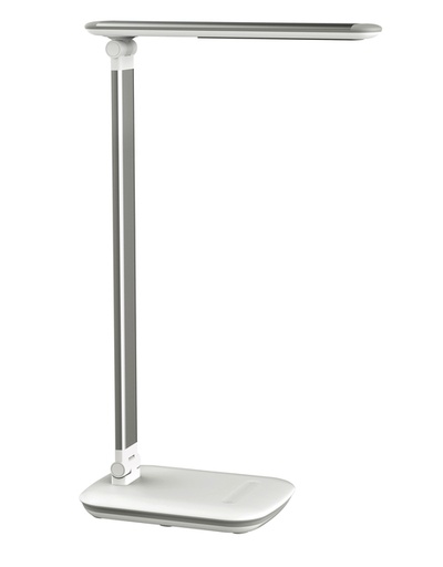 [495412] Bureaulamp MAUL Jazzy LED voet dimbaar + usbpoort wit