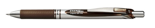 [614469] Gelschrijver Pentel BL77 Energel medium bruin