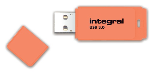 [435290] USB-stick 3.0 Integral 64GB neon oranje