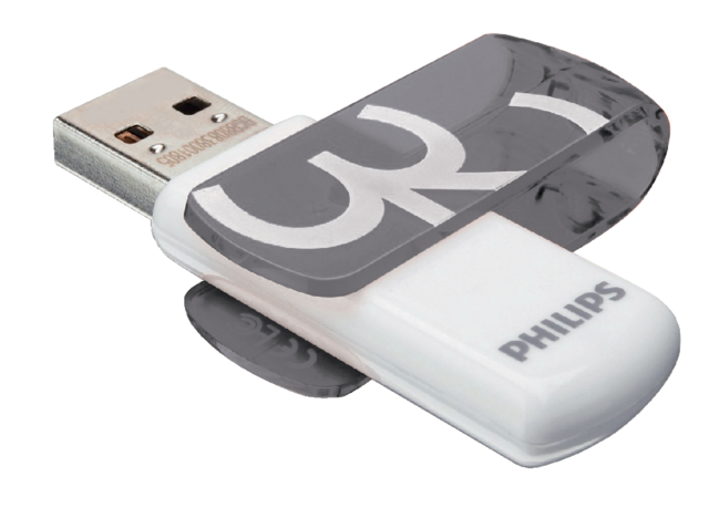 Clé USB 2.0 Philips Vivid Edition Shadow Grey 32Go