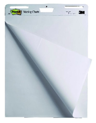 [392524] Meeting chart Post-it 559 Super Sticky 63,5x76,2cm blanc 4+2 gratuits